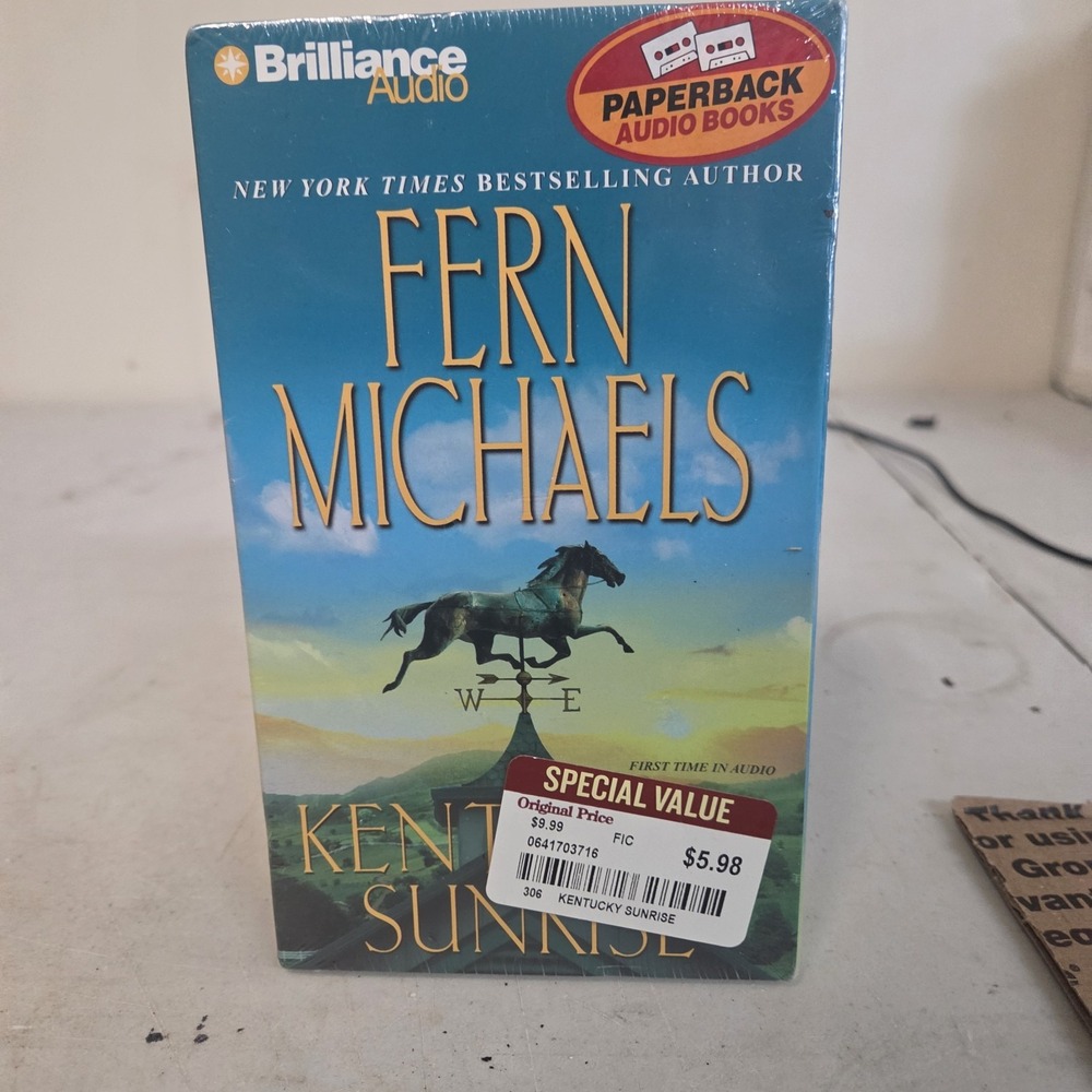 Vintage Fern Michaels Kentucky Sunrise Audiobook Cassette Tape New Sealed